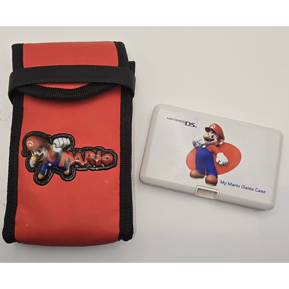 Nintendo DS Mario Switch N Carry Travel Pouch Case‎ With Game Case -1663